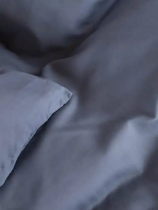 Harmoni Denimblå Steinvasket Sateng Sengesett - Bilde 4