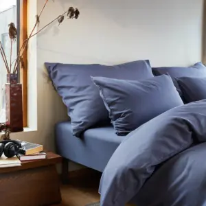 Harmoni Steinvasket Sateng Hotellputetrekk Denimblå - Bilde 3