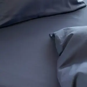 Harmoni Denimblå Steinvasket Sateng Sengesett - Bilde 3