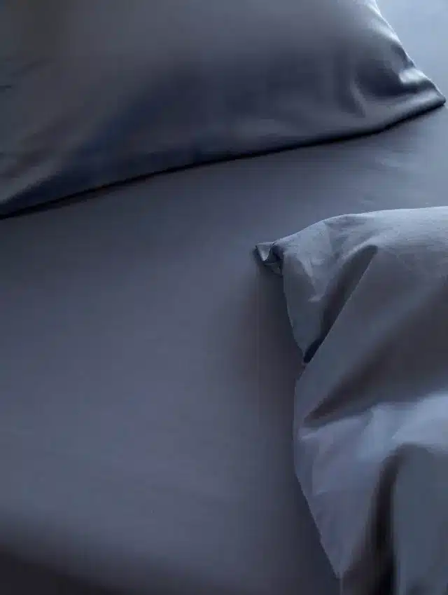 Harmoni Denimblå Steinvasket Sateng Sengesett - Bilde 3