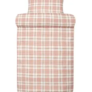 Lukas Varm Rosa Flanell Sengesett - Bilde 3