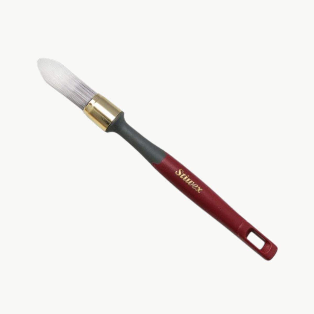 Smal sprossepensel 11 mm med spisst penselhode for presis maling