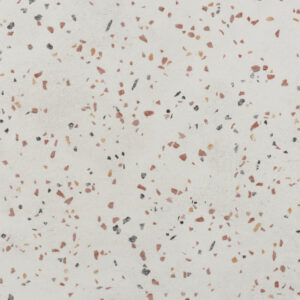 Lyst terrazzo-gulv med tidløs eleganse