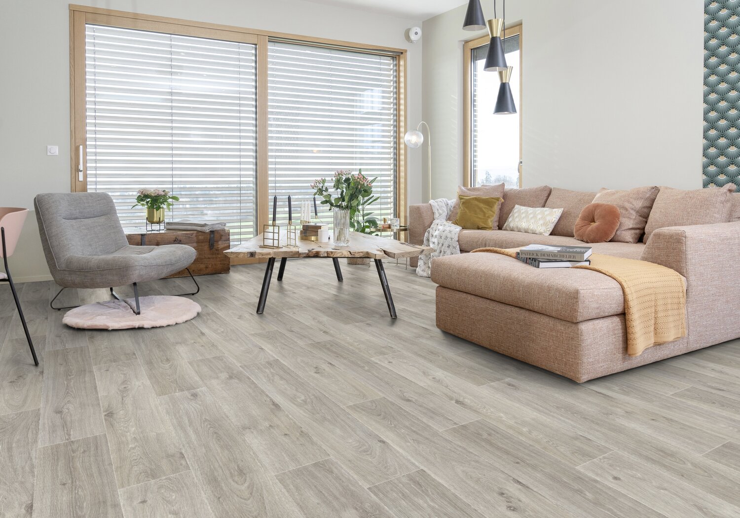 Gerflor Texline Nature Noma Clear – lyst gulv med naturlig eikemønster