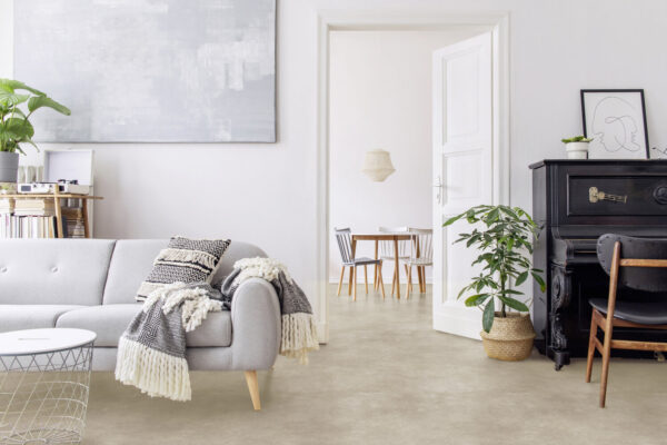 Gerflor Texline Nature Leone Desert – lyst gulvbelegg i varm betongtone