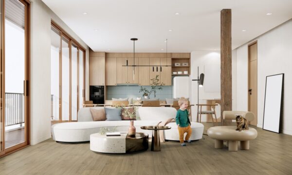 Gerflor Texline Nature Forest Panga – gulvbelegg i gyllen eik