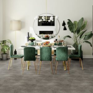 Texline Nature Leone Charcoal – slitesterkt gulv med rå, industriell stil