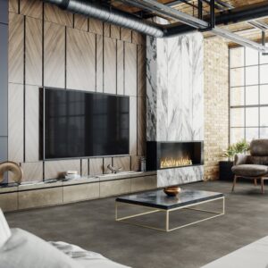 Gerflor Texline Nature Leone Charcoal – gulvbelegg i moderne betonglook