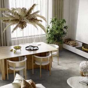 Leone Greystone – moderne og rolig uttrykk for lyse interiører