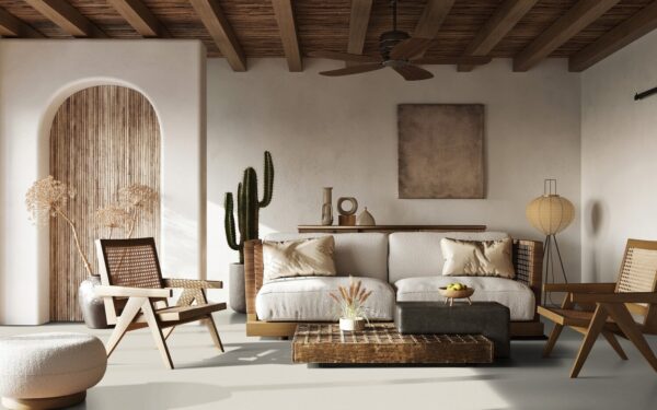 Gerflor Texline Nature Smooth Sand – lyst gulvbelegg i sandtone