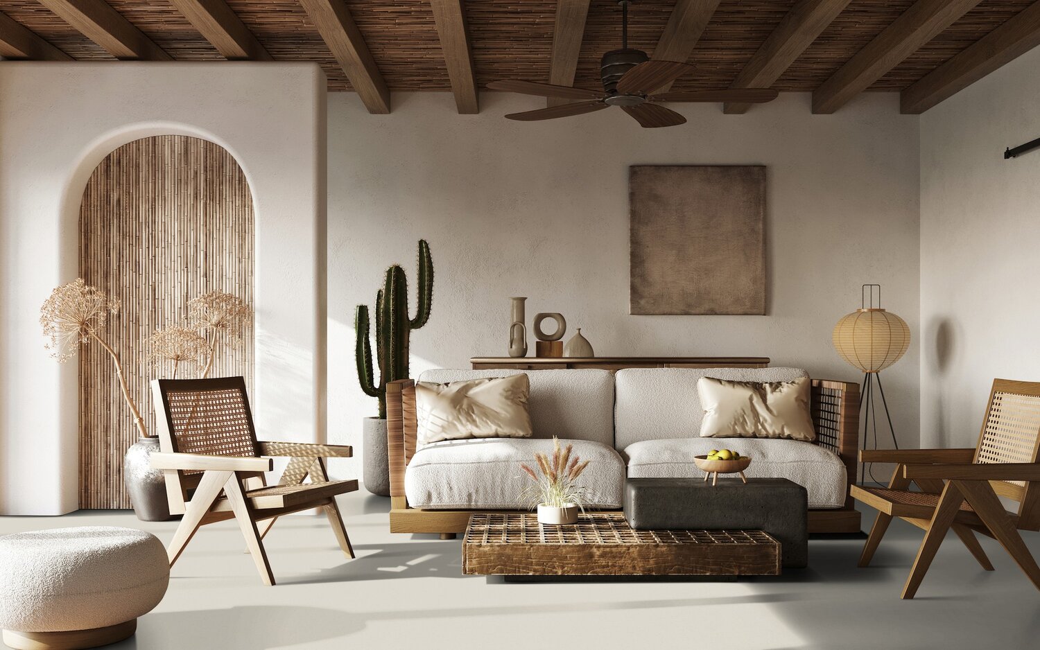 Gerflor Texline Nature Smooth Sand – lyst gulvbelegg i sandtone