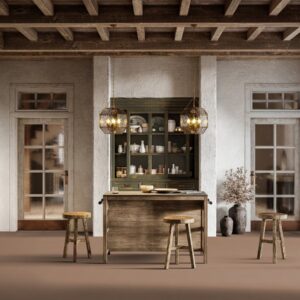 Varmt gulv som gir interiøret en rolig og eksklusiv atmosfære