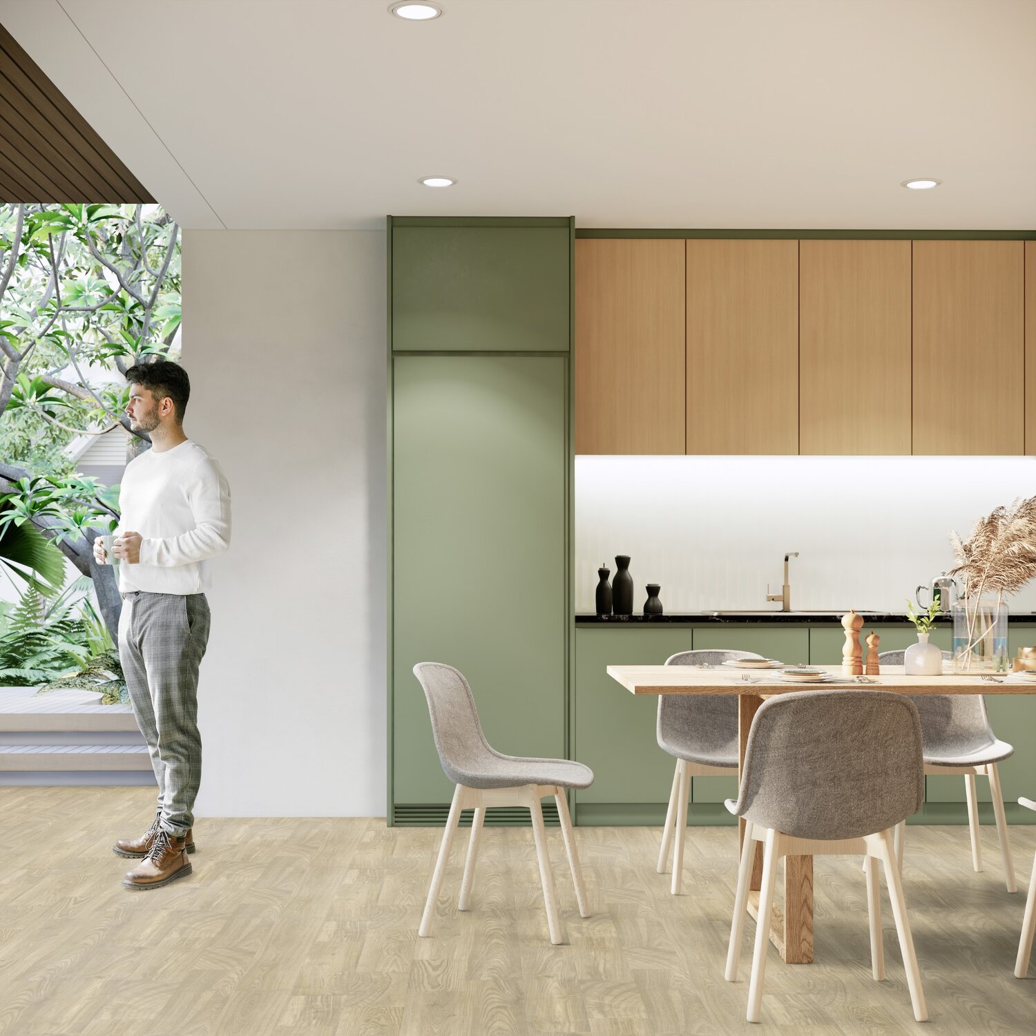 Texline Nature Woodring Clear – bærekraftig gulvbelegg med nordisk preg