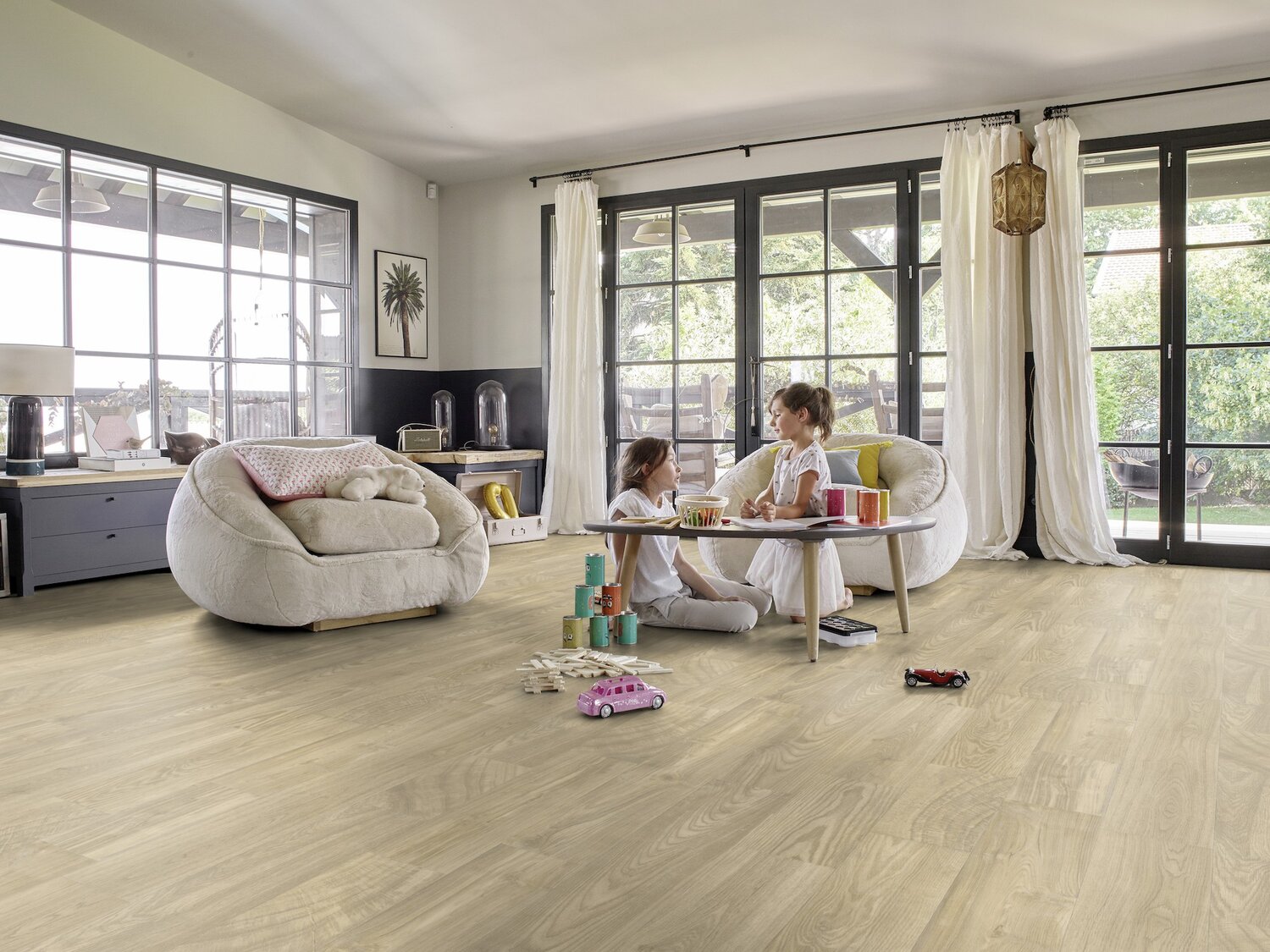 Gerflor Texline Nature Woodring Clear – lyst gulvbelegg i eikedesign
