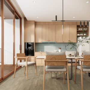 Woodring Honey gulvbelegg – naturlig uttrykk i skandinavisk kjøkken