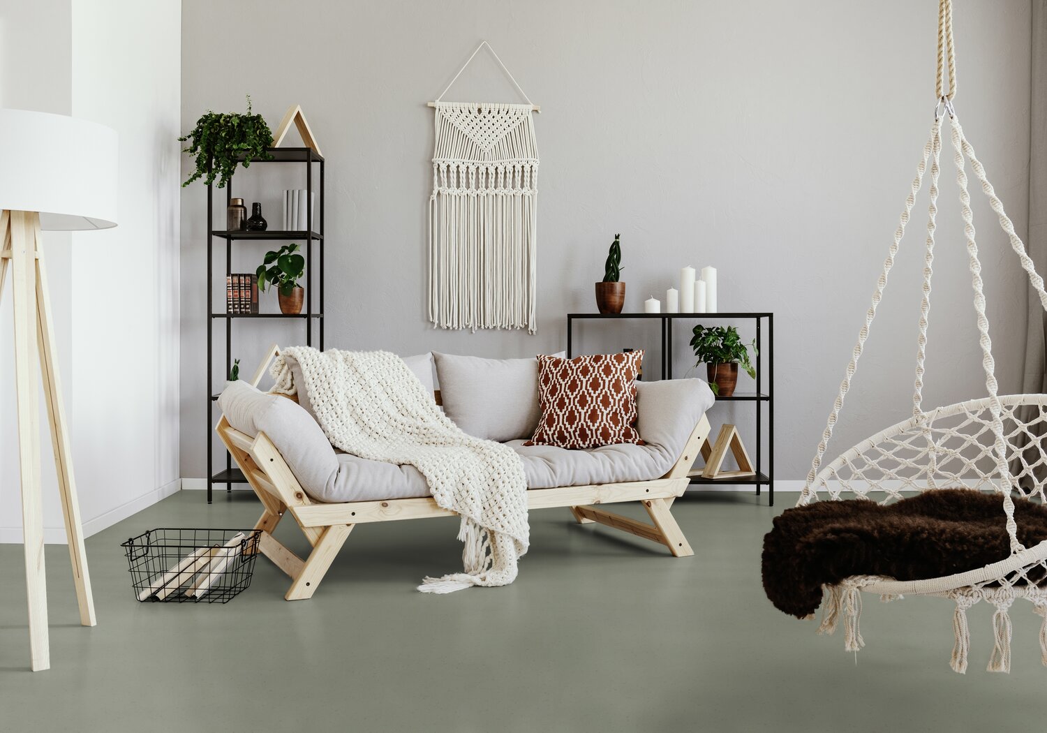 Gerflor Texline Nature Smooth Eucalypto – grønt gulvbelegg inspirert av naturen