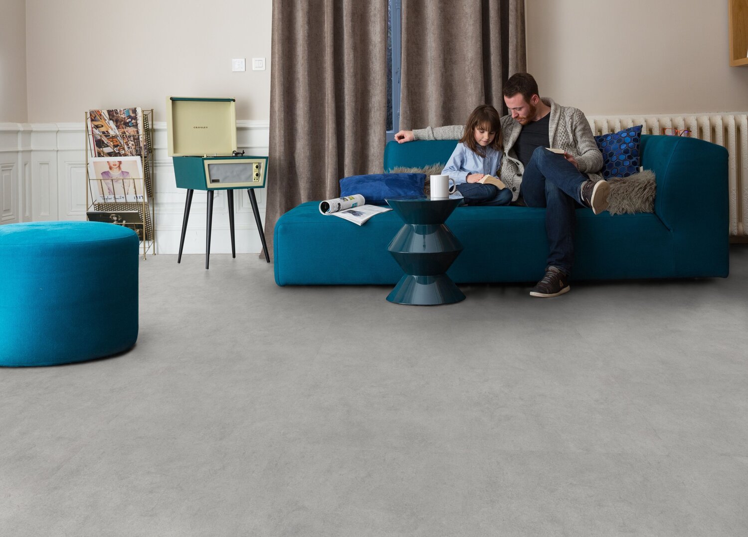 Texline Nature Shade Light Grey – slitesterkt og komfortabelt gulv