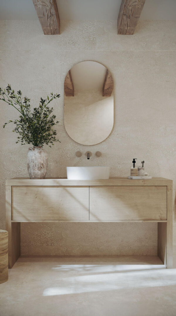 Tarkett Aquarelle Century 2 Dawn – lyst våtromsgulv i steinlook