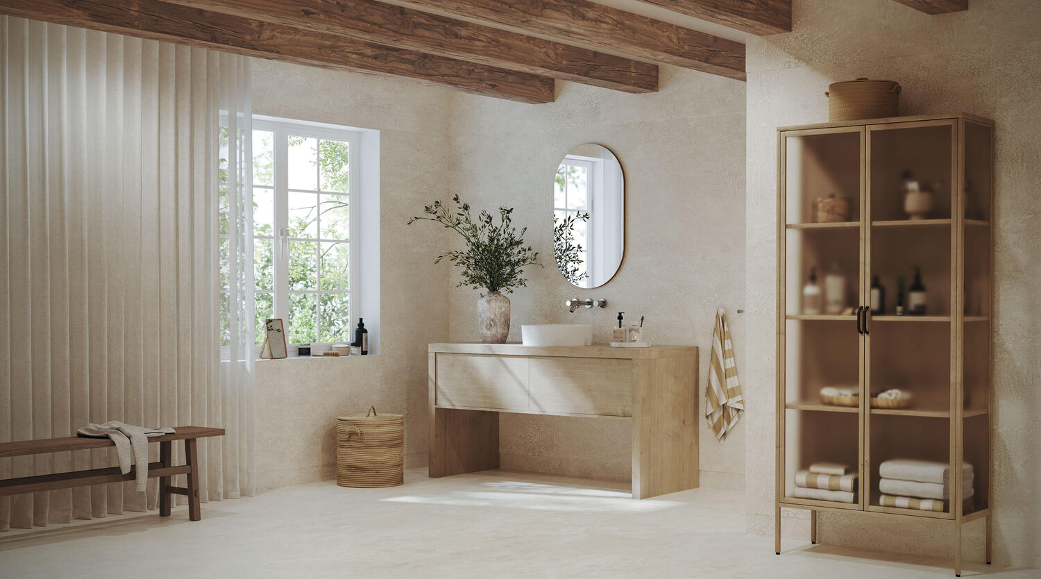 Våtroms Vegg Aquarelle - Century 2 Dawn 2m - Bilde 1