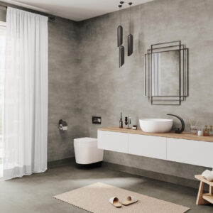 Våtroms Bord Aquarelle - Raw Concrete Dark Grey - Bilde 2