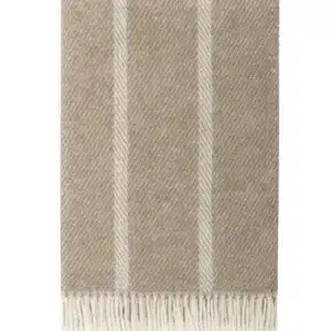 Istinden Ullpledd Beige - Bilde 3