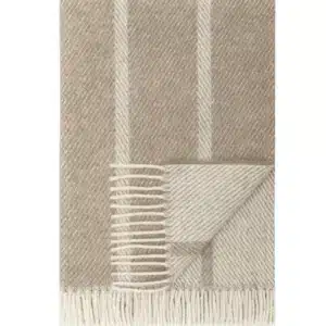 Istinden Ullpledd Beige - Bilde 4