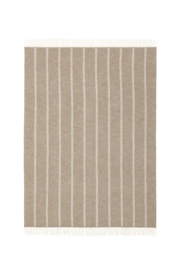 Istinden Ullpledd Beige - Bilde 5