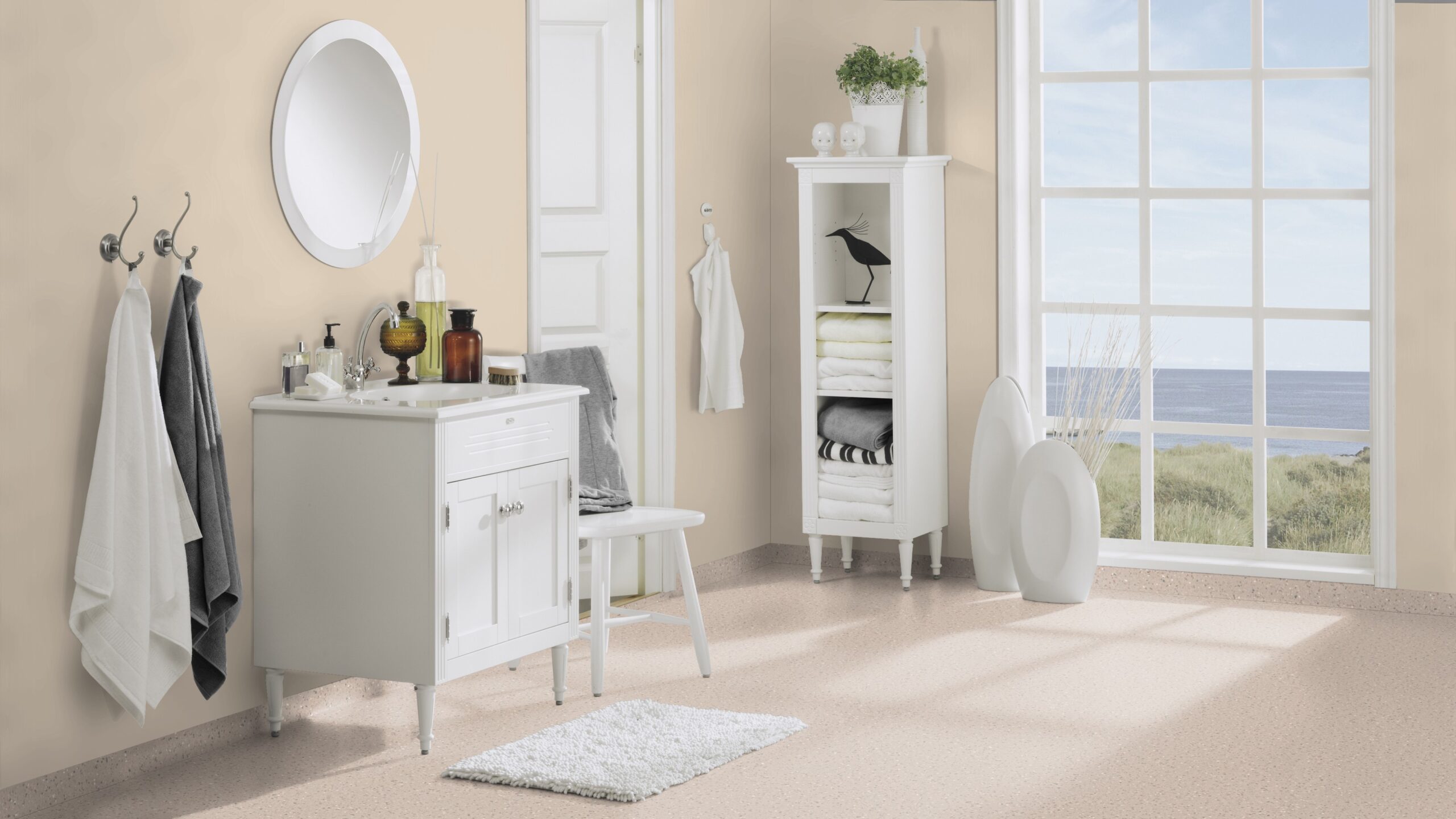 Våtroms Vegg Aquarelle - Soft Linen 2m - Bilde 2