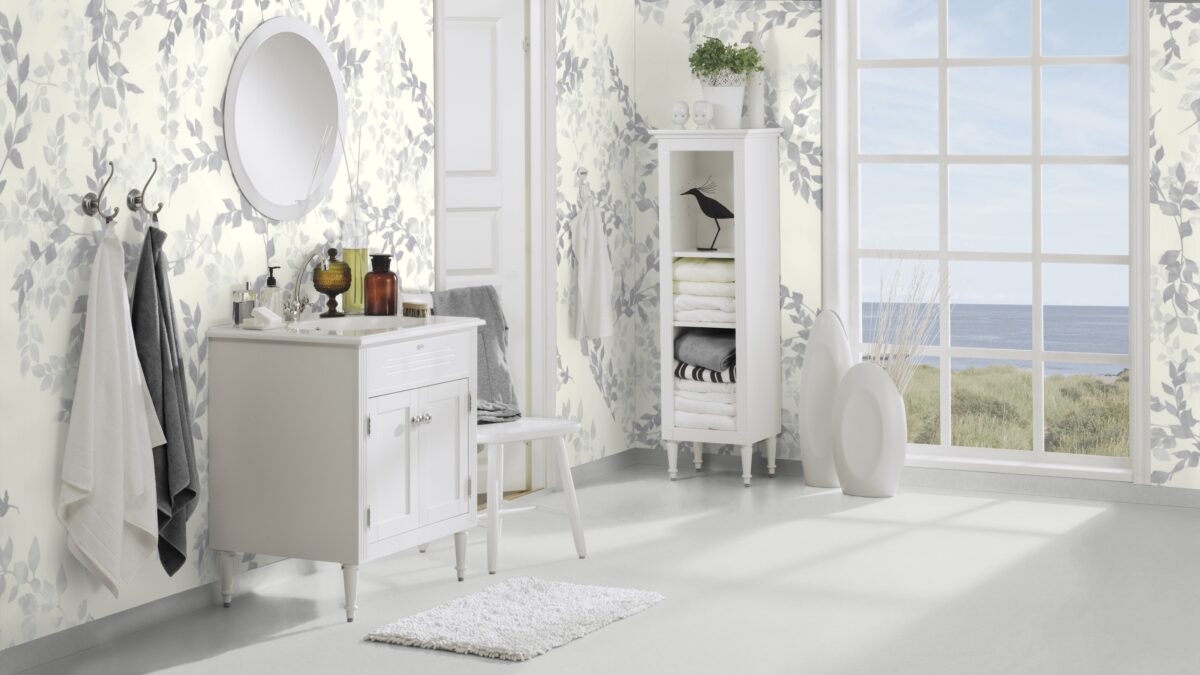 Våtroms Vegg Aquarelle - Breeze Sky 2m