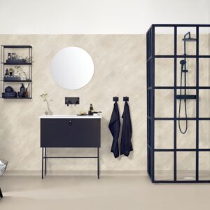 Våtroms Vegg Aquarelle - Raw Concrete Grege 2m - Bilde 2