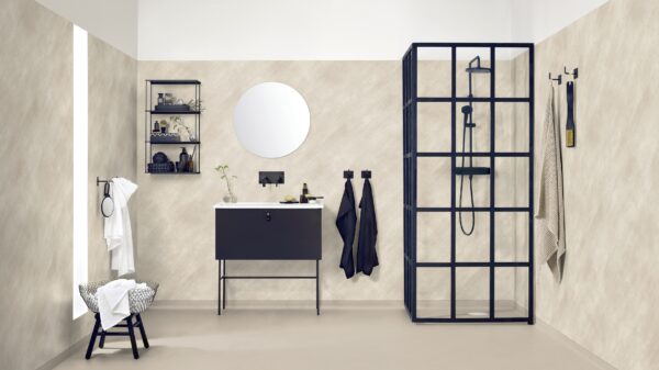 Våtroms Vegg Aquarelle - Raw Concrete Grege 2m - Bilde 2