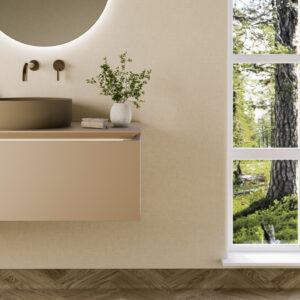 Våtroms Vegg Aquarelle - Chambray Linen 2m - Bilde 1