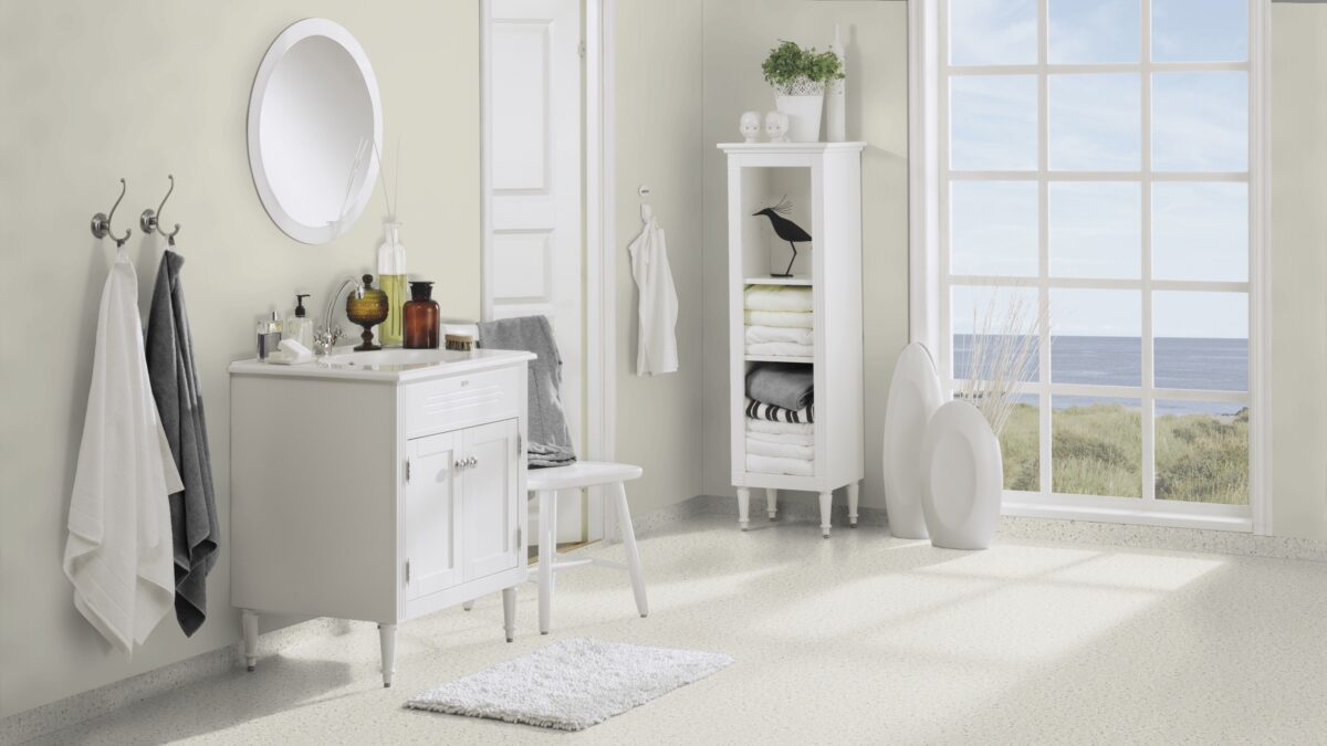 Våtroms Vegg Aquarelle - Soft Cloud 2m