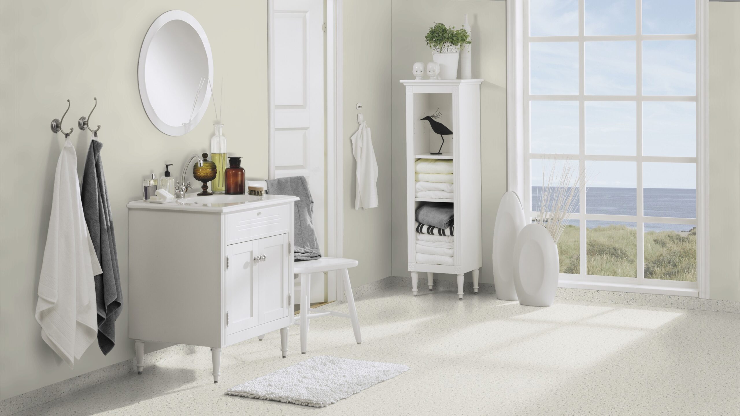 Våtroms Vegg Aquarelle - Soft Cloud 2m - Bilde 2