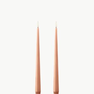 LED-stearinlys Rosy Caramel No. 20 – 30 cm (2 stk) - Bilde 1