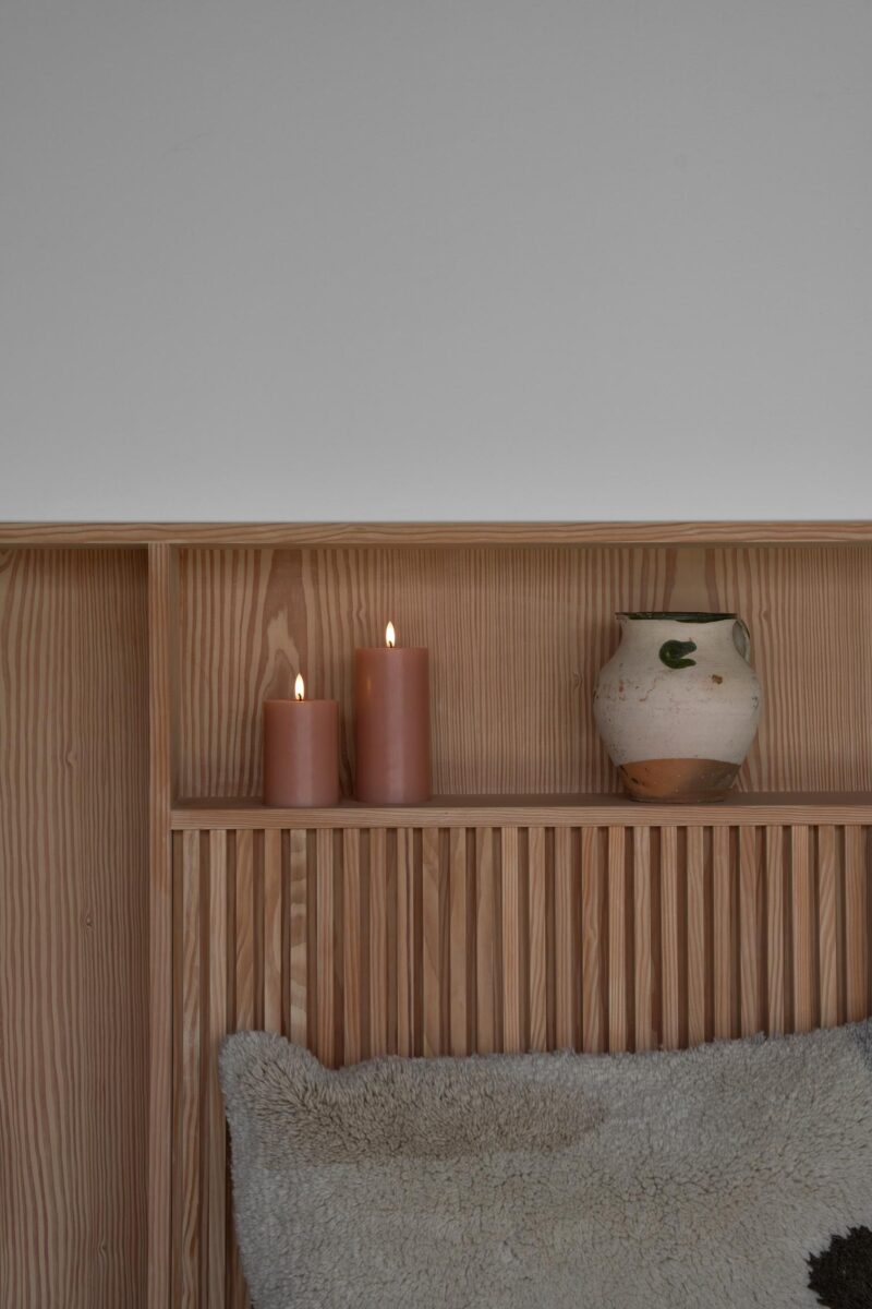 LED-kubbelys Rosy Caramel No. 20 – 20cm
