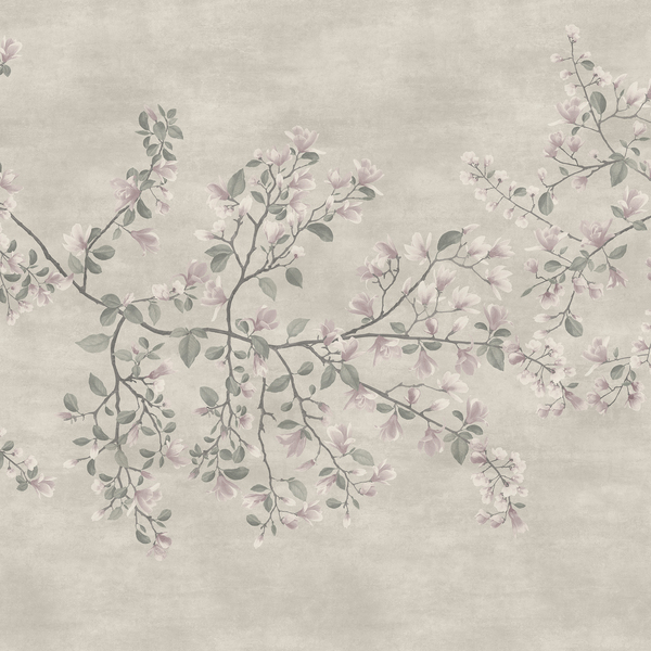 Våtroms Vegg Aquarelle - Magnolia 2 Light Grey 2m - Bilde 2