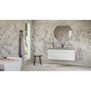 Våtroms Vegg Aquarelle - Magnolia 2 Light Grey 2m - Bilde 3