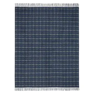 Pembroke Pledd Merinoull – Cobalt - Bilde 2