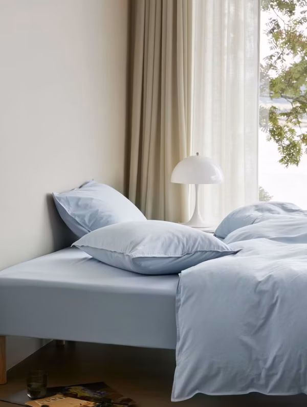 Frøya Formsydd Laken - Dempet Blå - Bilde 3