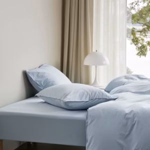 Frøya Bomullsengesett - Dempet Blå - Bilde 4