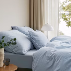 Frøya Bomullsengesett - Dempet Blå - Bilde 2