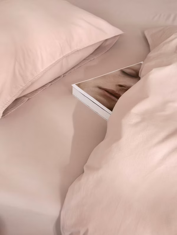 Frøya Bomullsengesett - Dus Rosa - Bilde 3