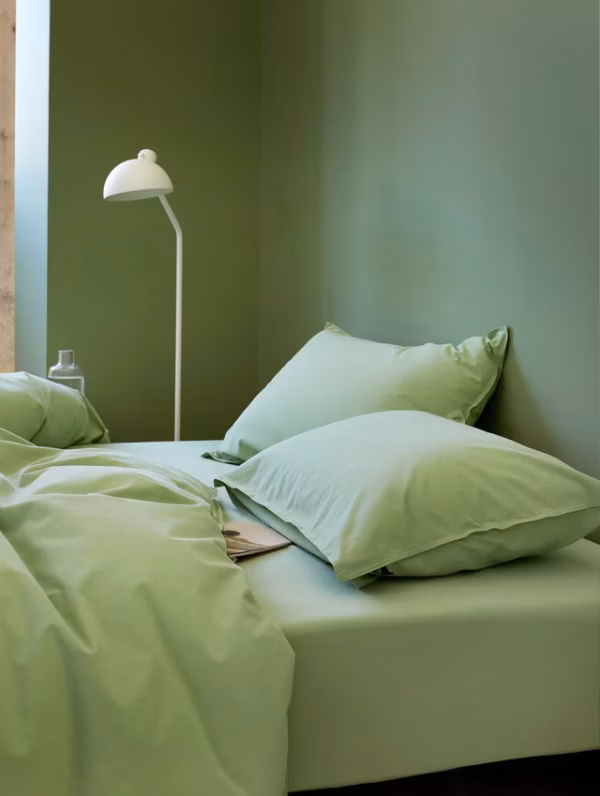 Frøya Formsydd Laken - Vårgrønn - Bilde 2