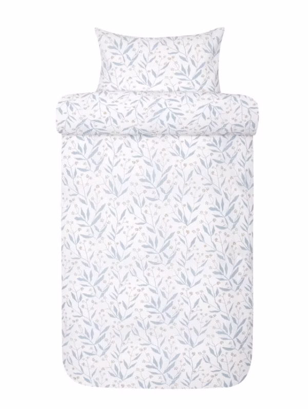 Thale Kreppsengesett - Dempet Blå - Bilde 3