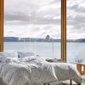 Thale Kreppsengesett - Dempet Blå - Bilde 1