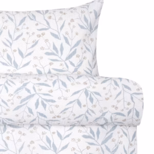 Thale Kreppsengesett - Dempet Blå - Bilde 4