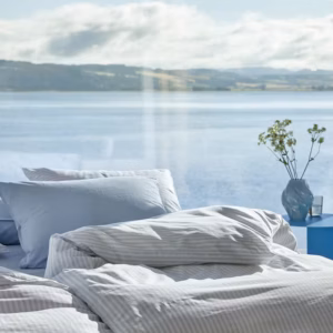 Tor Bomullsengesett - Dempet Blå - Bilde 1