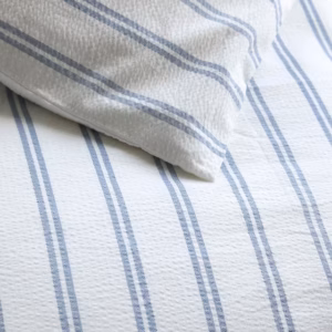 Wiktor Kreppsengesett Denimblå - Bilde 2