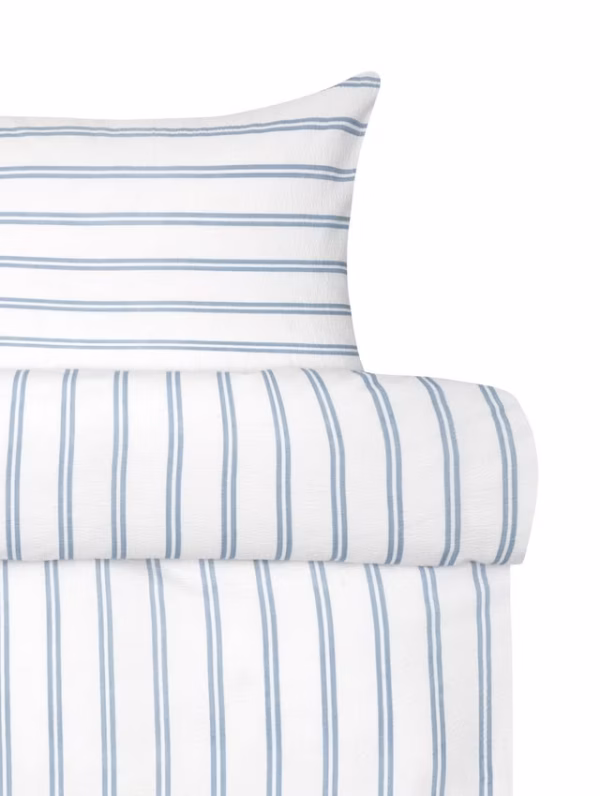 Wiktor Kreppsengesett Denimblå - Bilde 4